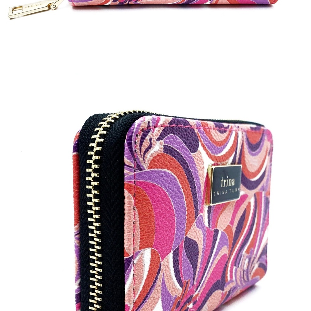 Trina Turk Vibrant Pink and Purple Wallet
